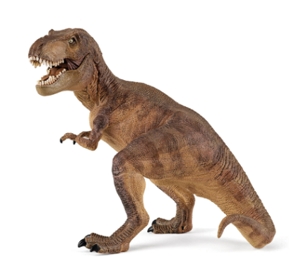 dinosaurleke t-rex , tyrannosaurus rex papo