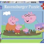 Puslespill, 2 stk – Peppa Gris – Ravensburger 4 år