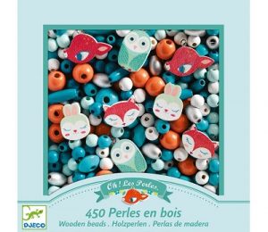 perler i tre blå djeco
