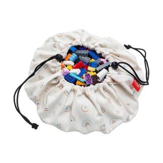 oppbevaringspose med regnbuer fra play and go