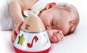 hape leker, roterende musikkboks julegave til baby babyleker 5 mnd