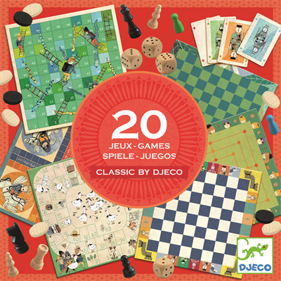 Spillsamling - 20 klassiske spill - Djeco