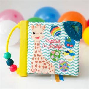 Babybok og aktivitetsleke sophie la girafe