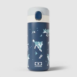 monbento pop flaske ulver. vannflaske til barn.