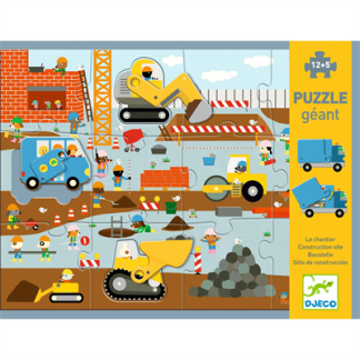 Puslespill – Construction site fra Djeco