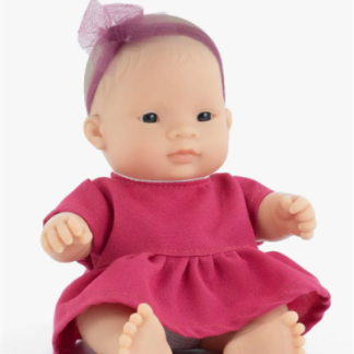 dukke jente miniland 21 cm