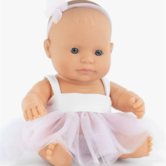 babydukke jente miniland 21 cm